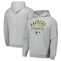 Green Bay Packers Starter Pullover Hoodie Heather Gray
