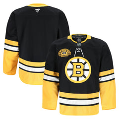 NHL Boston Bruins Fanatics 100th Anniversary Authentic Pro Jersey - Black