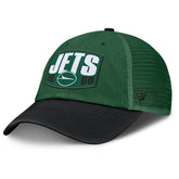 New York Jets Franchise Trucker Adjustable Hat Green/Black