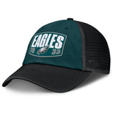 Philadelphia Eagles Franchise Trucker Adjustable Hat Midnight Green/Black
