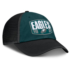 Philadelphia Eagles Franchise Trucker Adjustable Hat Midnight Green/Black