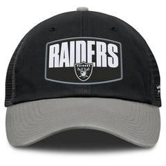 Las Vegas Raiders Franchise Trucker Adjustable Hat Black/Gray