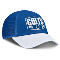Indianapolis Colts Franchise Trucker Adjustable Hat Royal/White