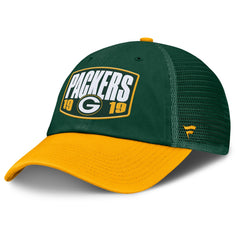 Green Bay Packers Franchise Trucker Adjustable Hat Green/Gold
