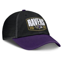 Baltimore Ravens Franchise Trucker Adjustable Hat Black/Purple