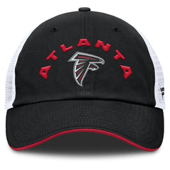 Atlanta Falcons Reverse Trucker Adjustable Hat Black/White