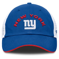 New York Giants Reverse Trucker Adjustable Hat Royal/White