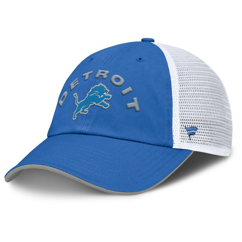 Detroit Lions Reverse Trucker Adjustable Hat Blue/White
