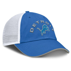 Detroit Lions Reverse Trucker Adjustable Hat Blue/White