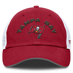 Tampa Bay Buccaneers Reverse Trucker Adjustable Hat Red/White