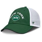 New York Jets Reverse Trucker Adjustable Hat Green/White