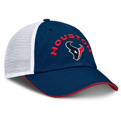 Houston Texans Reverse Trucker Adjustable Hat Navy/White
