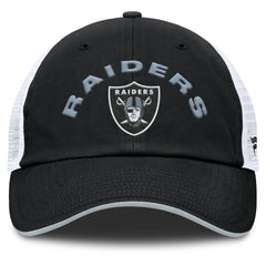 Las Vegas Raiders Reverse Trucker Adjustable Hat Black/White