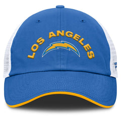 Los Angeles Chargers Reverse Trucker Adjustable Hat Powder Blue/White
