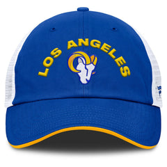 Los Angeles Rams Reverse Trucker Adjustable Hat Royal/White
