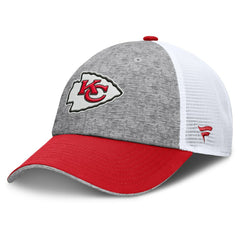 Kansas City Chiefs Option Trucker Adjustable Hat Gray/Red