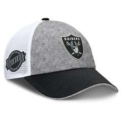 Las Vegas Raiders Option Trucker Adjustable Hat Gray/Black