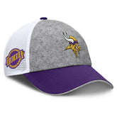Minnesota Vikings Option Trucker Adjustable Hat Gray/Purple