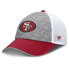 San Francisco 49ers Option Trucker Adjustable Hat Gray/Scarlet