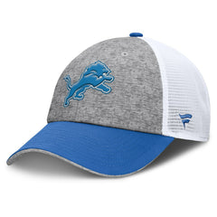 Detroit Lions Option Trucker Adjustable Hat Gray/Blue