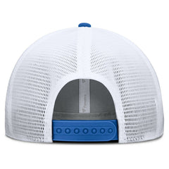 Detroit Lions Option Trucker Adjustable Hat Gray/Blue