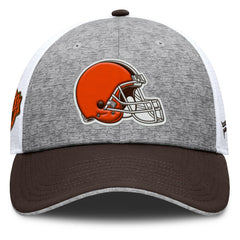 Cleveland Browns Option Trucker Adjustable Hat Gray/Brown