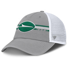 New York Jets Singleback Trucker Adjustable Hat Gray