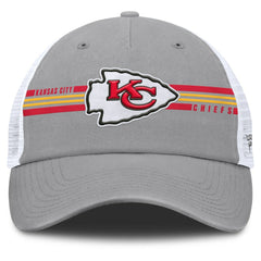 Kansas City Chiefs Singleback Trucker Adjustable Hat Gray