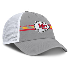 Kansas City Chiefs Singleback Trucker Adjustable Hat Gray