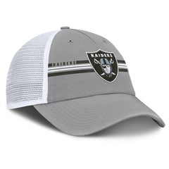 Las Vegas Raiders Singleback Trucker Adjustable Hat Gray