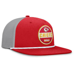 Kansas City Chiefs Edge Rush Trucker Adjustable Hat Red/Gray