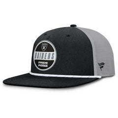 Las Vegas Raiders Edge Rush Trucker Adjustable Hat Black/Gray