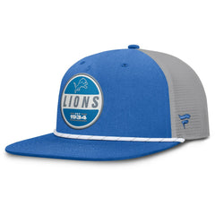 Detroit Lions Edge Rush Trucker Adjustable Hat Blue/Gray