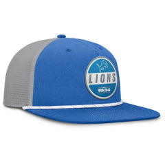 Detroit Lions Edge Rush Trucker Adjustable Hat Blue/Gray