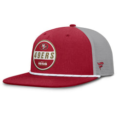 San Francisco 49ers Edge Rush Trucker Adjustable Hat Scarlet/Gray