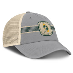 Green Bay Packers Heritage Bootleg Trucker Adjustable Hat Gray