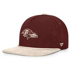 Baltimore Ravens NFL Reminisce Golfer Adjustable Hat Brown