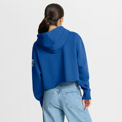 Dallas Cowboys Women's Oversized Hometown Heritage Cropped Hoodie Royal