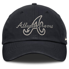 Atlanta Braves Nike Statement Club Adjustable Hat - Navy Hats