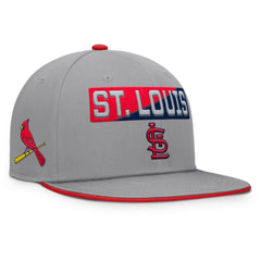 St. Louis Cardinals Fanatics Punchout Snapback Hat - Gray Hats