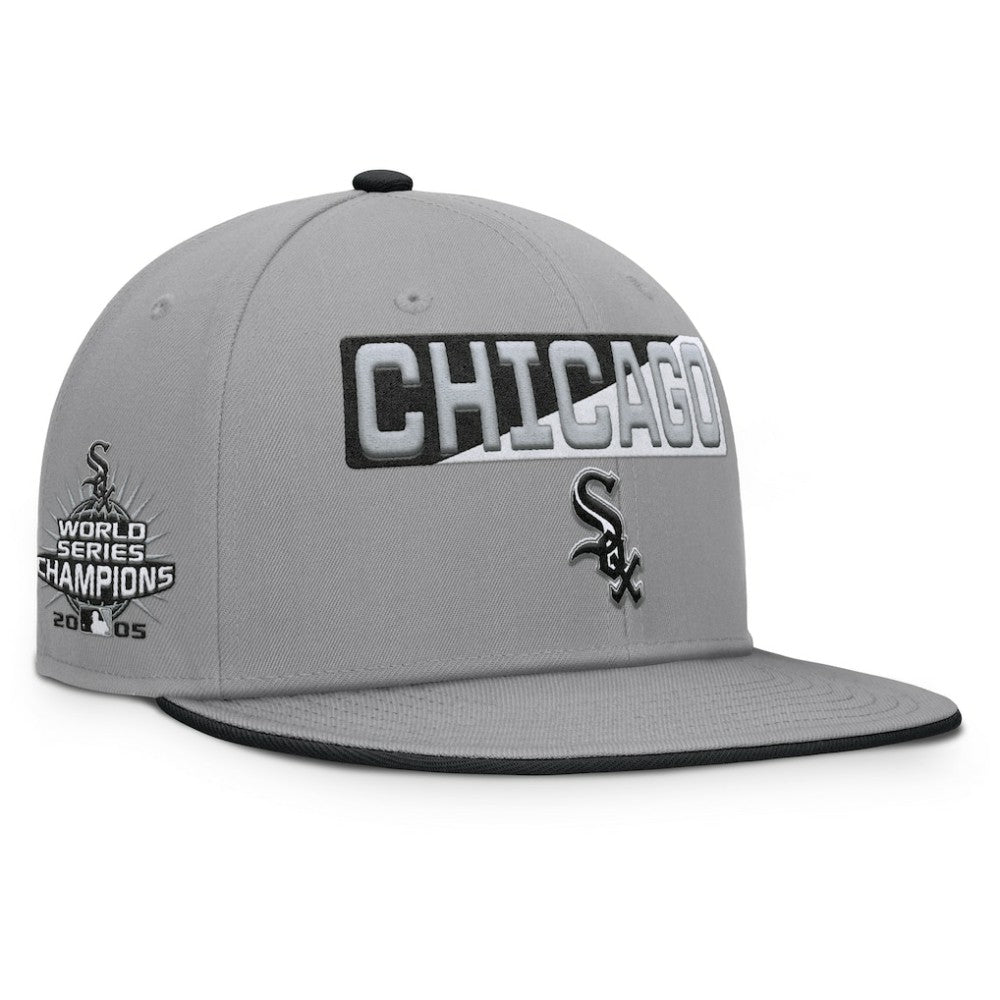 Chicago White Sox Fanatics Punchout Snapback Hat - Gray Hats