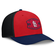 St. Louis Cardinals Fanatics Cutoff Adjustable Trucker Hat - Red/Navy Hats
