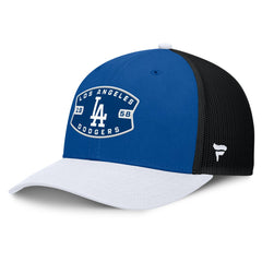 Los Angeles Dodgers Fanatics Cutoff Adjustable Trucker Hat - Royal/White Hats