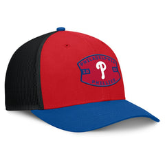 Philadelphia Phillies Fanatics Cutoff Adjustable Trucker Hat - Red/Royal Hats