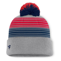 St. Louis Cardinals Fanatics Balk Cuffed Knit Hat with Pom - Gray Hats