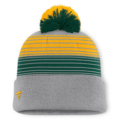 Athletics Fanatics Balk Cuffed Knit Hat with Pom - Gray Hats