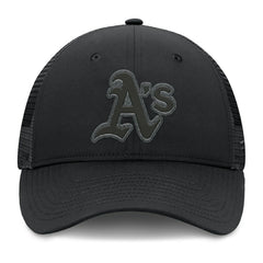 Athletics Fanatics Launch Adjustable Trucker Hat - Black Hats