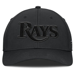 Tampa Bay Rays Fanatics Overpower Flex Hat - Black Hats