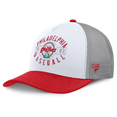 Philadelphia Phillies Fanatics Designated A-Frame Foam Front Trucker Adjustable Hat - White/Red Hats
