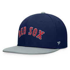 Boston Red Sox Fanatics Yard Fitted Hat - Navy/Gray Hats